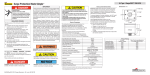 Installation sheet No. 3A2204