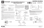 Passive Infrared Wall/Corner Sensor (OAWC-P-120W OAWC-P-120W-R) Installation Instructions - English