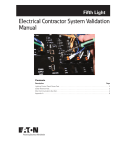 Electrical Contractor System Validation Manual
