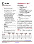 CoolRunner-II CPLD Family Data Sheet