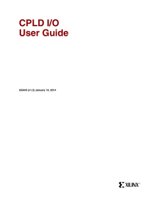 CPLD I/O User Guide