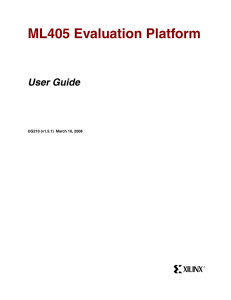 ML405 User Guide