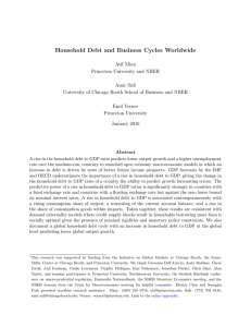 "Household Debt and Business Cycles Worldwide"