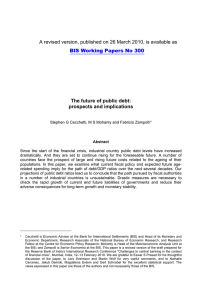 Comparisons of OECD Debt