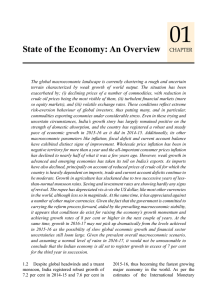 State of the Economy: An Overview