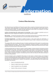 Contract Manufacturing Information Notice (PDF 507KB)