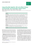 Long-acting Beta-Agonists with and without Inhaled Corticosteroids and Catastrophic Asthma Events