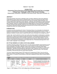 Analyze This? Supporting Clinical Decisions Graphically When Not Enough Data is Available A Study Case: Challenges in NCI CTCAE Version 4 Grading