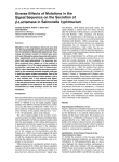 Diverse Effects of Mutations in the Signal Sequence on the Secretion of b-lactamase in Salmonella typhimurium.