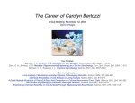 Career of Carolyn Bertozzi