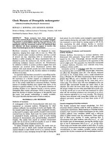 Konopka benzer clock mutants of drosophila pnas 1971
