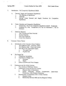 ECON 3070-004 Intermediate Microeconomic Theory