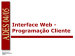 Interface Web - Programação Cliente