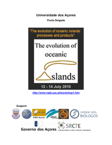 Advanced course on “Ocean island evolution: processes