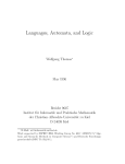 W. Thomas. Languages, Automata, and Logic. Manuscript, May 1996.