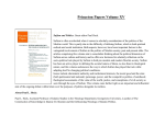 Princeton Papers 15 (pdf)