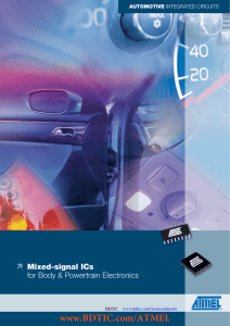 Mixed-signal ICs for Body and Powertrain Electronics