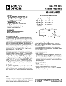 ADG467 数据手册DataSheet下载