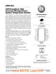 ACPI-Compliant, High Accuracy Microprocessor System Temperature Monitor