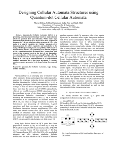 Designing Cellular Automata Structures using Quantum-dot Cellular Automata