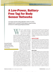 A Low-Power Battery-Free Tag for Body Sensor Networks