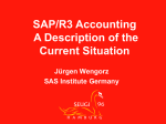 SAP AG System R/3 accounting - a description of the current situation