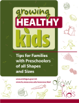 growing HEALTHY Tips for Families with Preschoolers