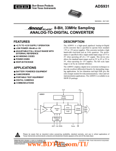 ADS931 数据资料 dataSheet 下载