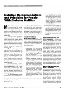 Nutrition Recommendations and Principles for People