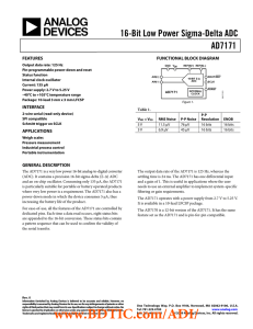 AD7171 数据手册DataSheet下载