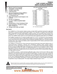 THS5661A 数据资料 dataSheet 下载