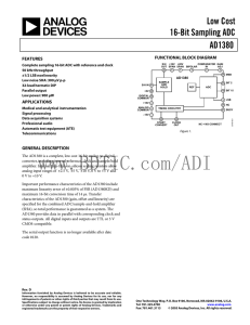 AD1380 数据手册DataSheet 下载