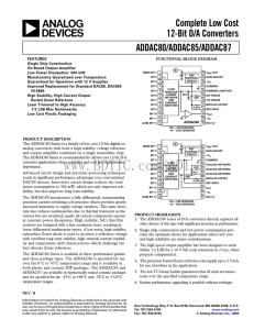 ADDAC80 数据手册DataSheet 下载