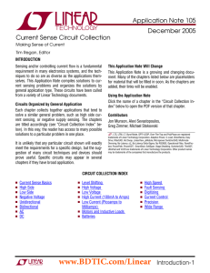 AN105 - Current Sense Circuit Collection