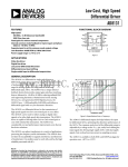 AD8131 数据手册DataSheet 下载