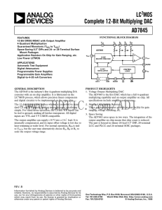 AD7845 数据手册DataSheet 下载