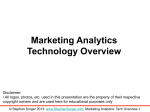 Marketing Analytics Technology Overview