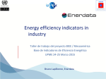 Energy efficiency indicators in industry