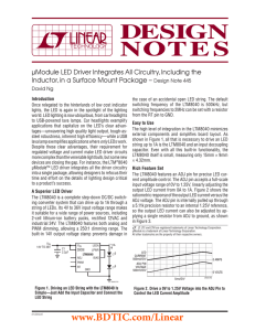 DN445 - uModule LED Driver Integrates All Circuitry, Including the Inductor, in a Surface Mount Package