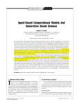 Agent-Based Computational Models And Generative Social Science