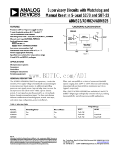 ADM823 数据手册DataSheet 下载