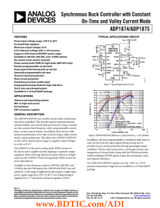 ADP1874 英文数据手册DataSheet 下载