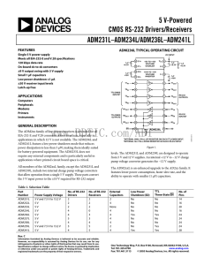 ADM231L 数据手册DataSheet 下载