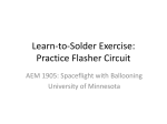 Building a Flasher Circuit (AKA Learn to Solder Exercise)