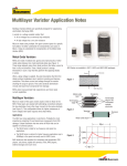 Multilayer Varistor Application Note