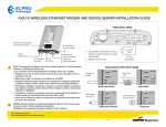 450U-E Wireless Ethernet Modem Install Guide