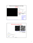 Measuring the Distances to the Stars: Parallax What sets the parallax limit?