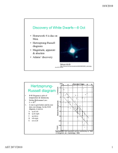 Discovery of White Dwarfs—8 Oct