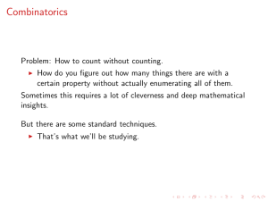 Combinatorics slides;