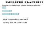 improper fractions PS